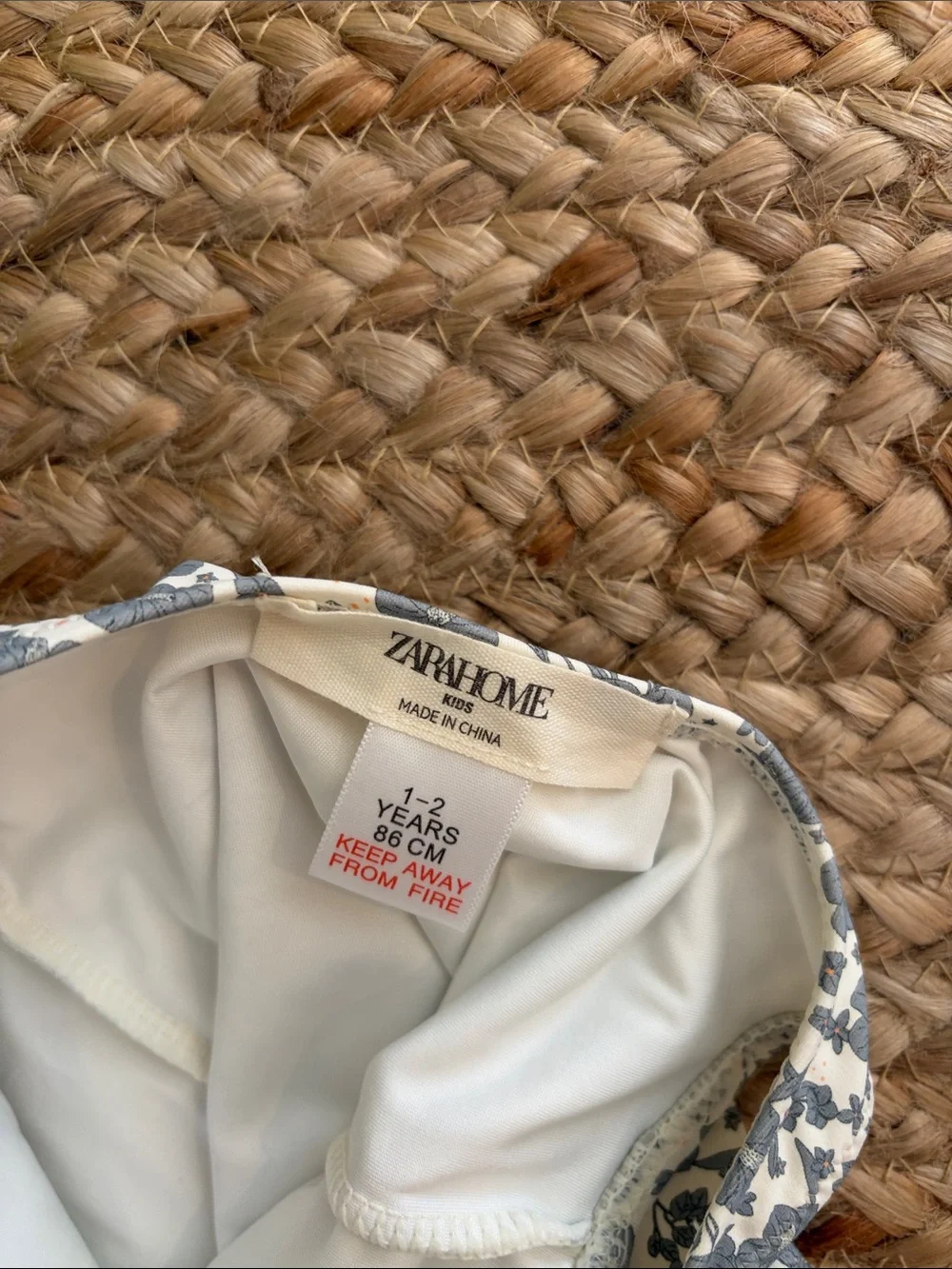 Zara Home baby girl floral one piece swim